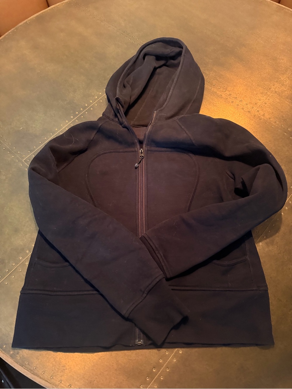lululemon athletica Black Hooded Zip Jacket